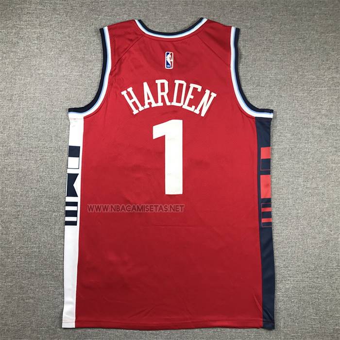 Camiseta Los Angeles Clippers James Harden NO 2 Statement 2024-25 Rojo